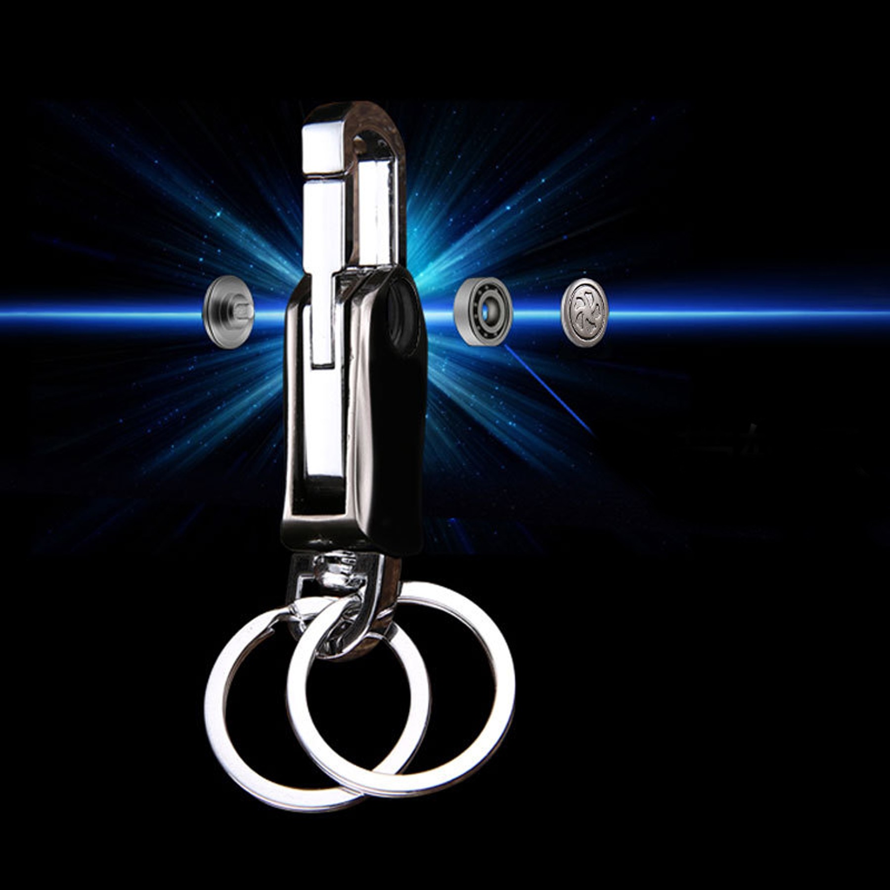 Multifunctional Key Chain With Fidget Spinner 1