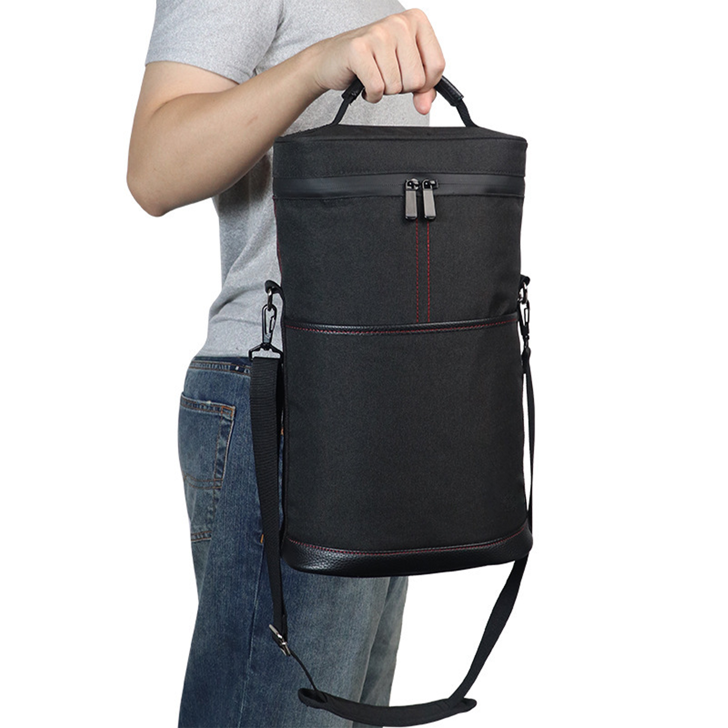 Oxford Insulated Wine Gift Tote Bag 6
