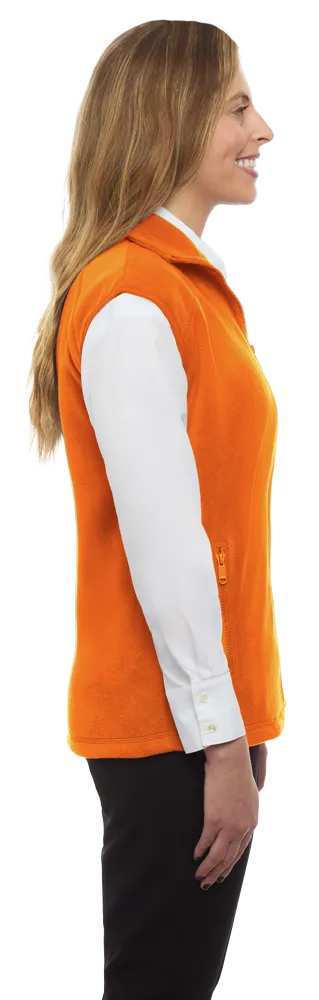 Adult Micro Fleece Zip Front Vest 15