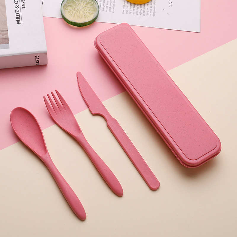 Reusable Travel Utensils Set with 2