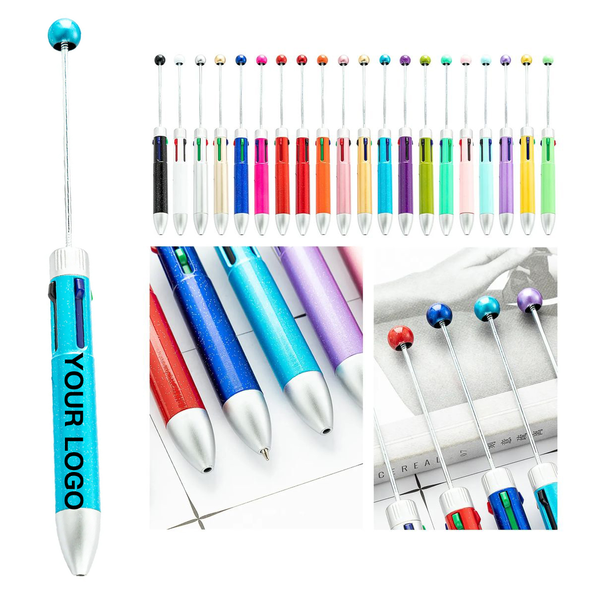 Multicolor Retractable Pen with Four Ink Options 4