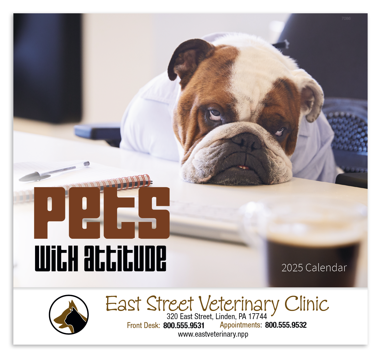 Good Value™ Pets with Attitude - Stapled Calendar 36