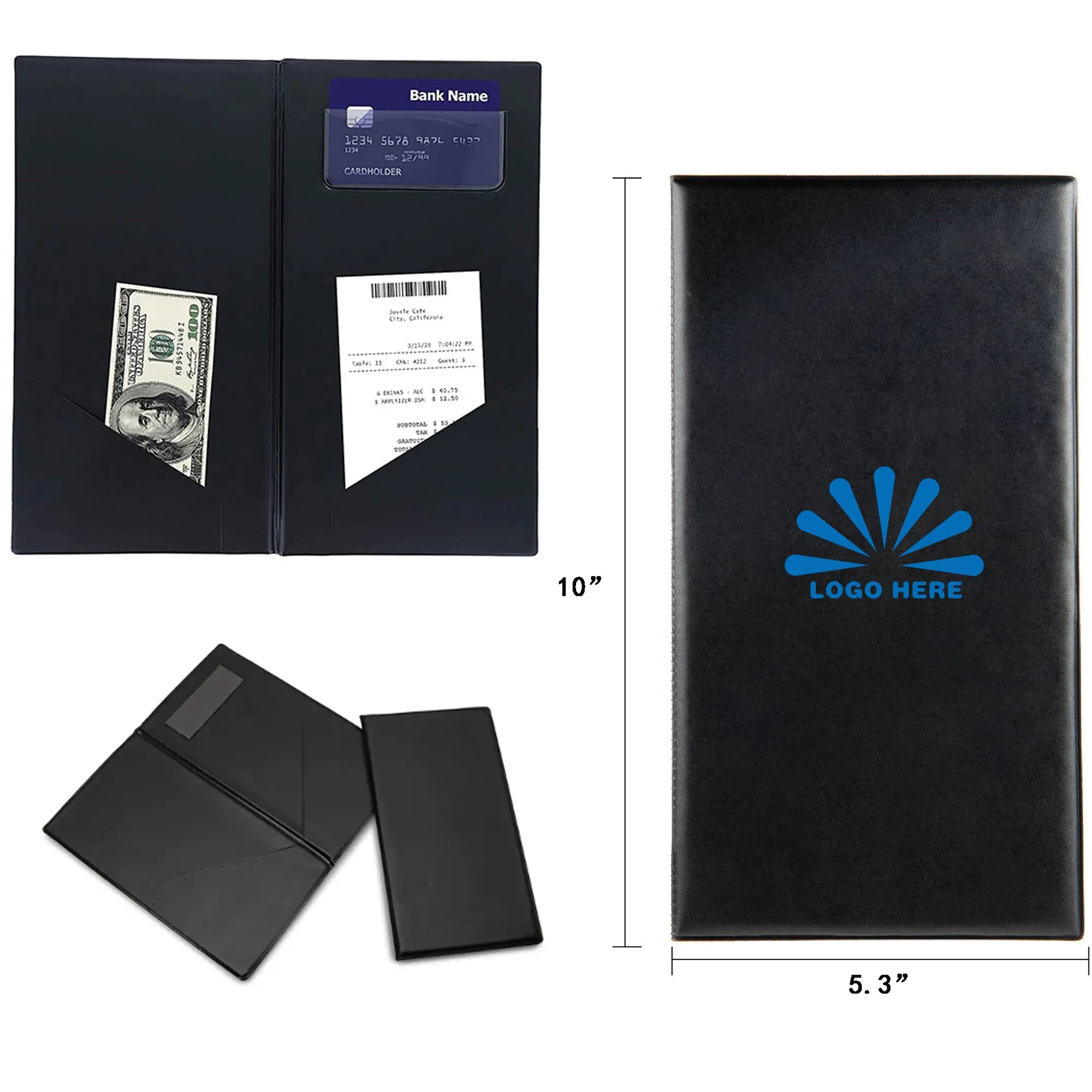 Restaurant Check Presenters With Card Holder 2