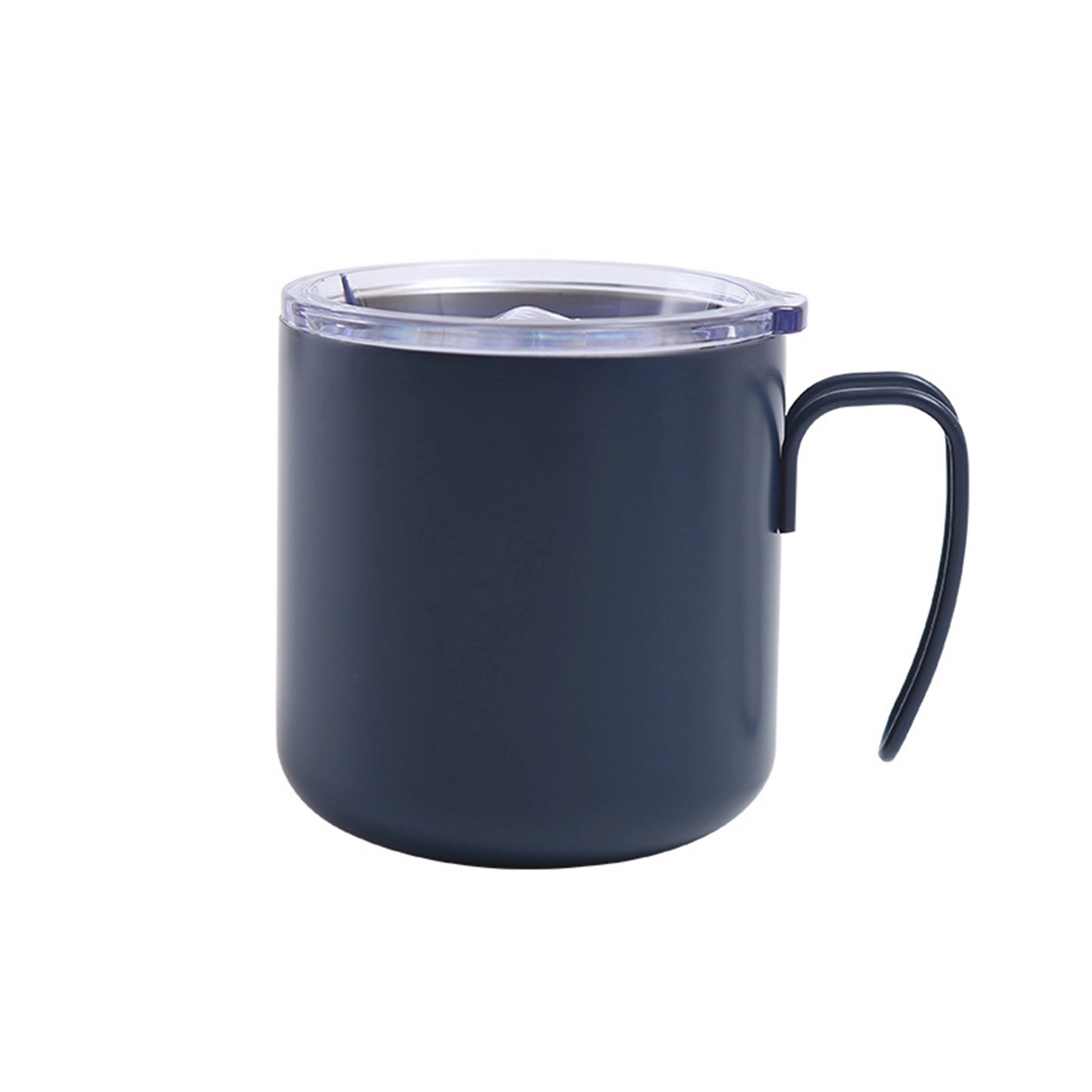 12 Oz. Stainless Steel Coffee Cup with Handle 7