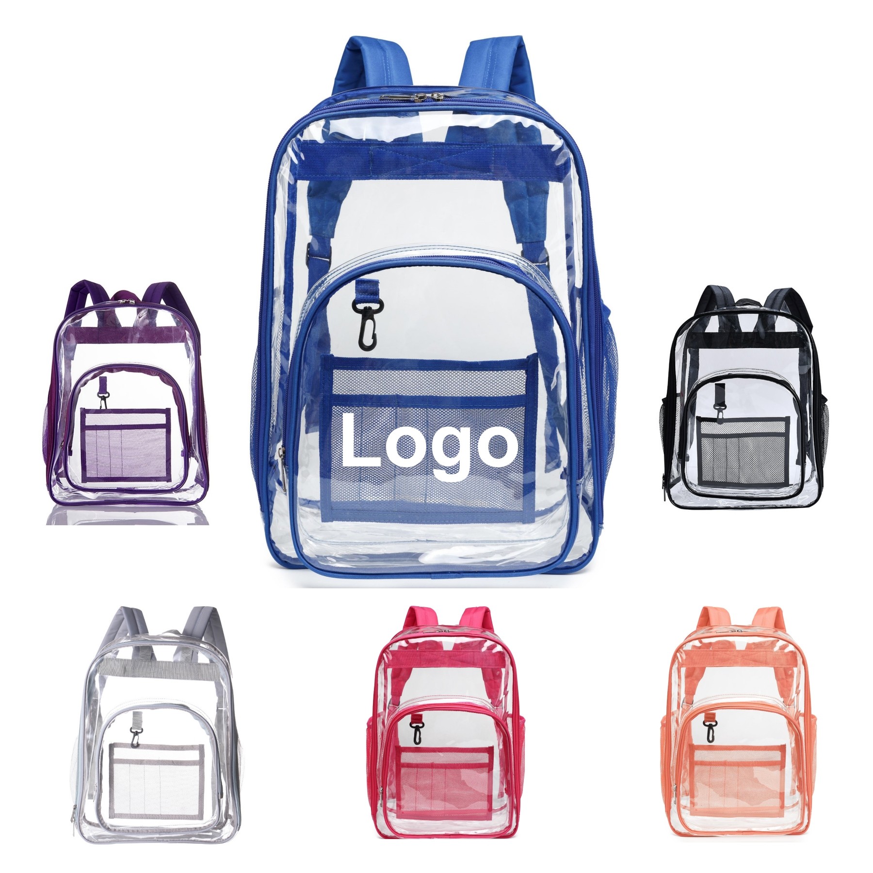 Clear PVC Waterproof Backpack