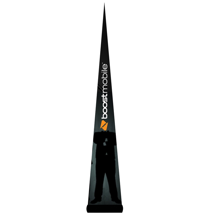 AirePin™ LED Inflatable Column, Cones_Black Boost Mobile - 10'H 1