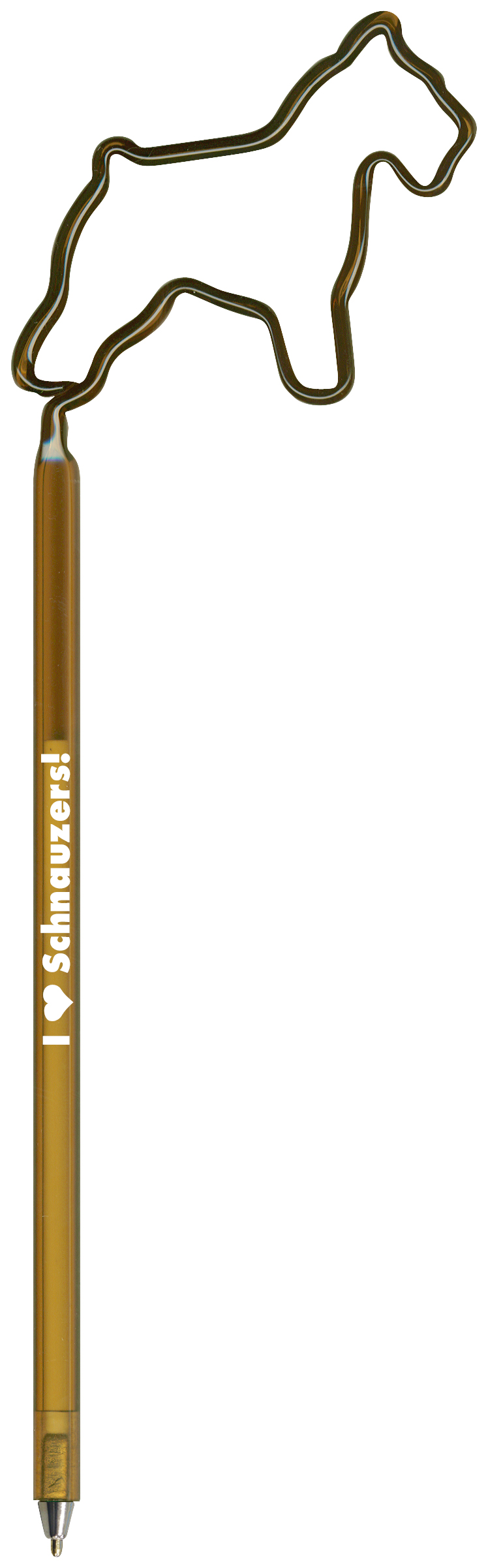 Dog Schnauzer Inkbend Standard, Bent Pen