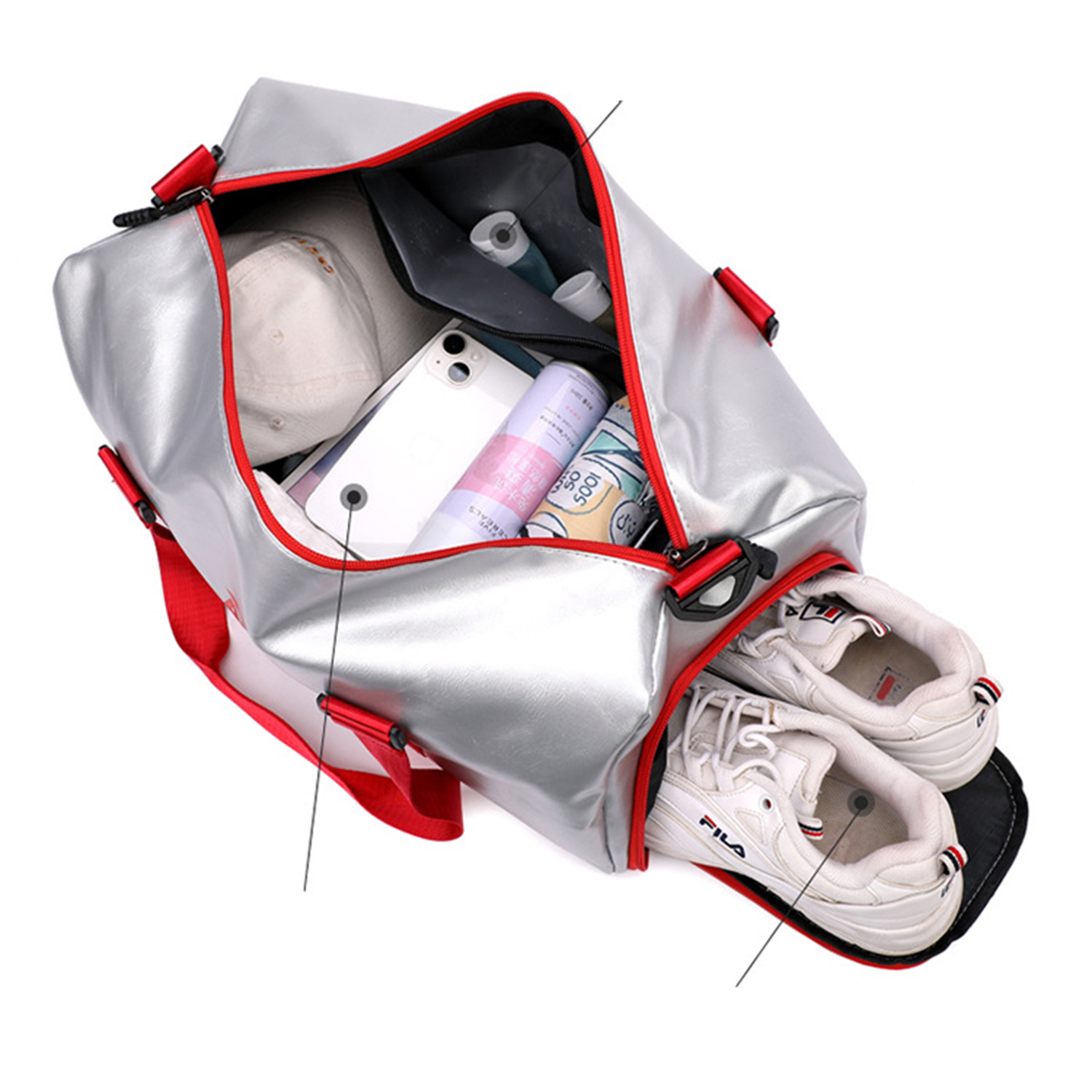 Pu Leather Gym Bag 5