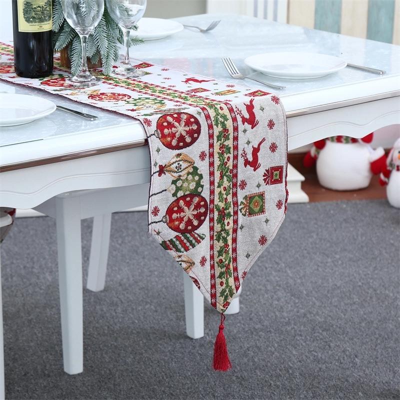 Christmas Knitted Cloth Table Runner 7