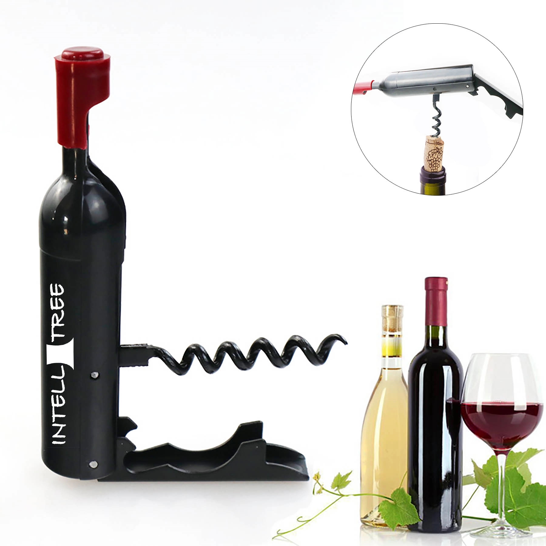 Compact Magnetic Wine Bottle Opener 2