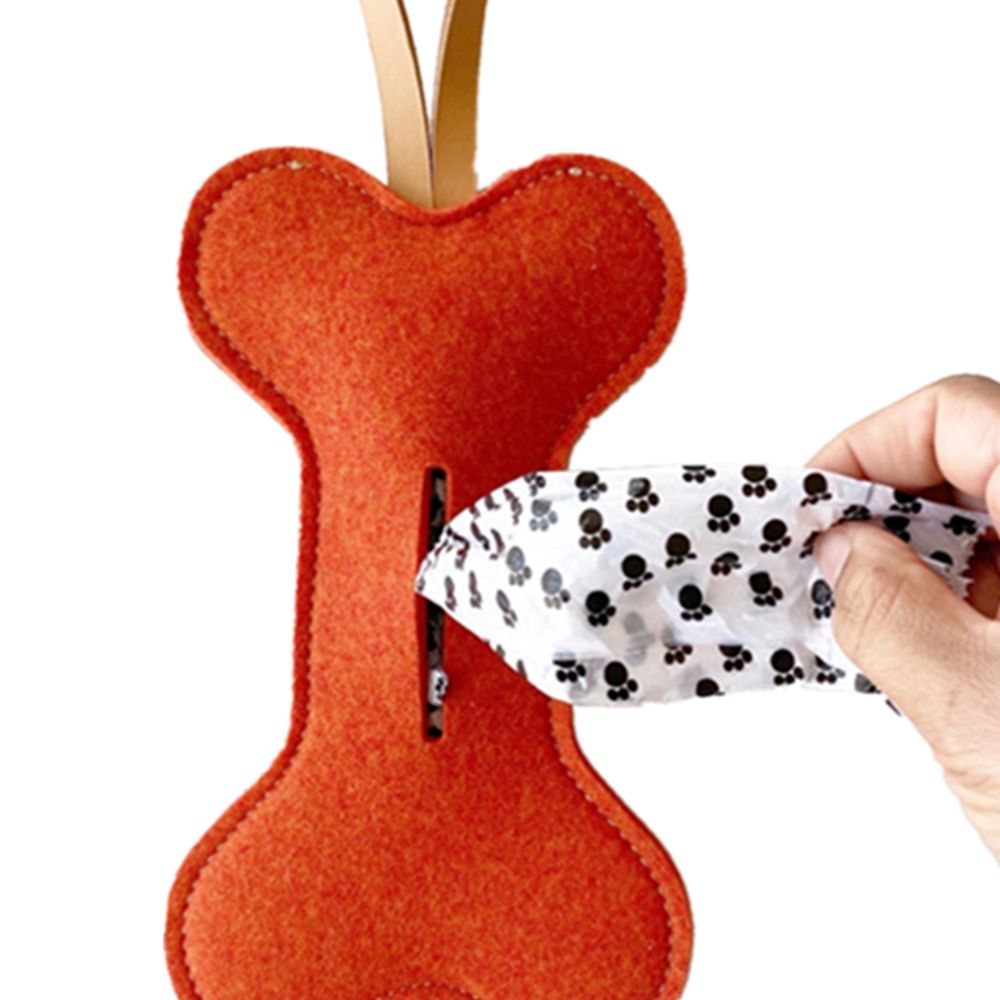 Bone Shape Dog Poop Waste Bag Dispenser 2