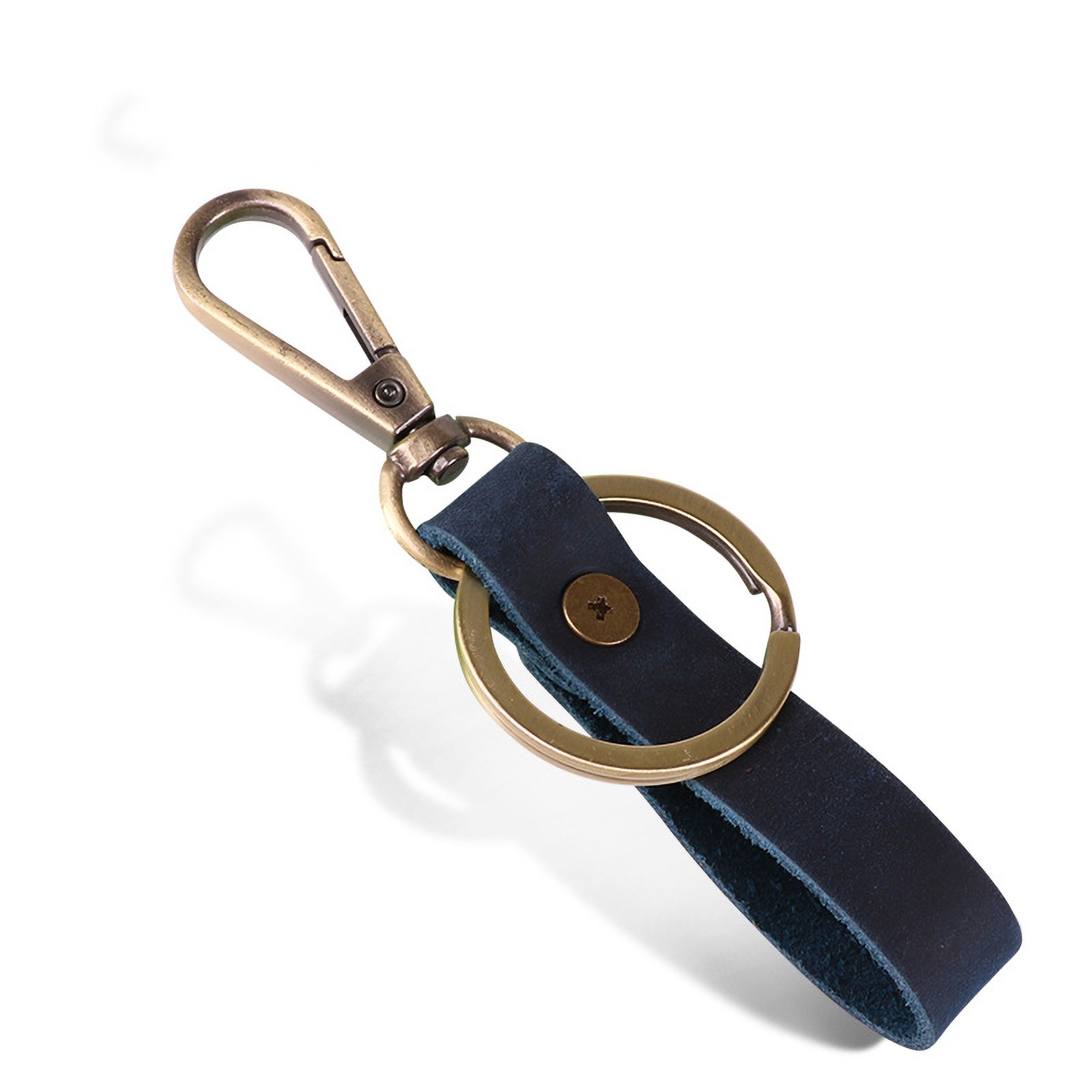 Genuine Leather Car Keychain 2