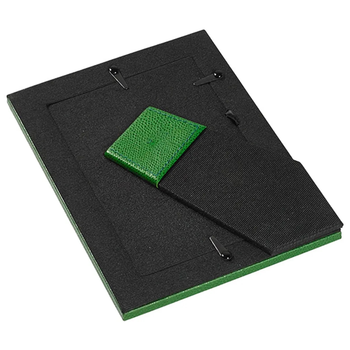 Leather Picture Photo Frame Leather Border Fabric Easel 7