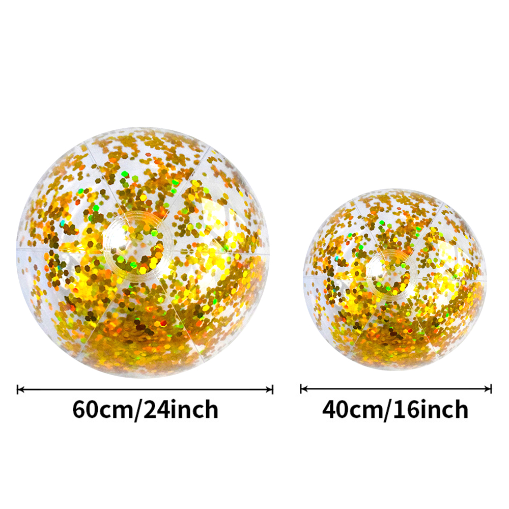 Inflatable Glittery Beach Ball 3