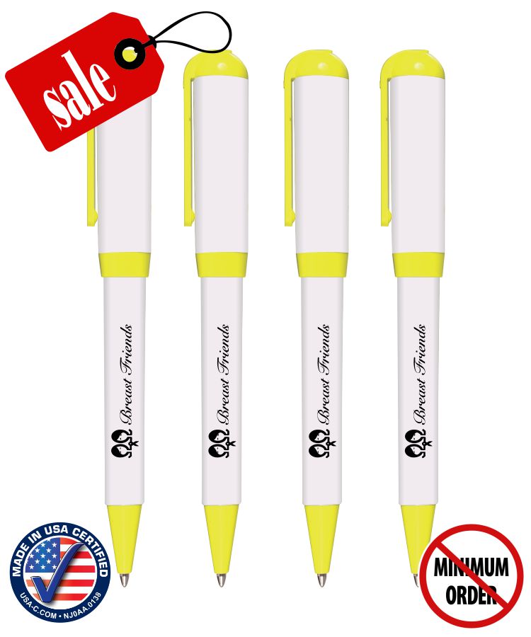 Closeout Certified USA Made - Euro Style Twist Pen with Pocket Clip