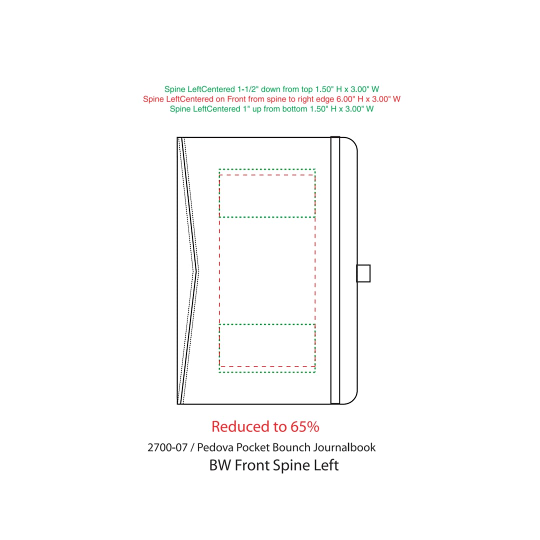 FSC® Mix 5.75" x 8.5" Pedova™ Pocket Bound Journal 84