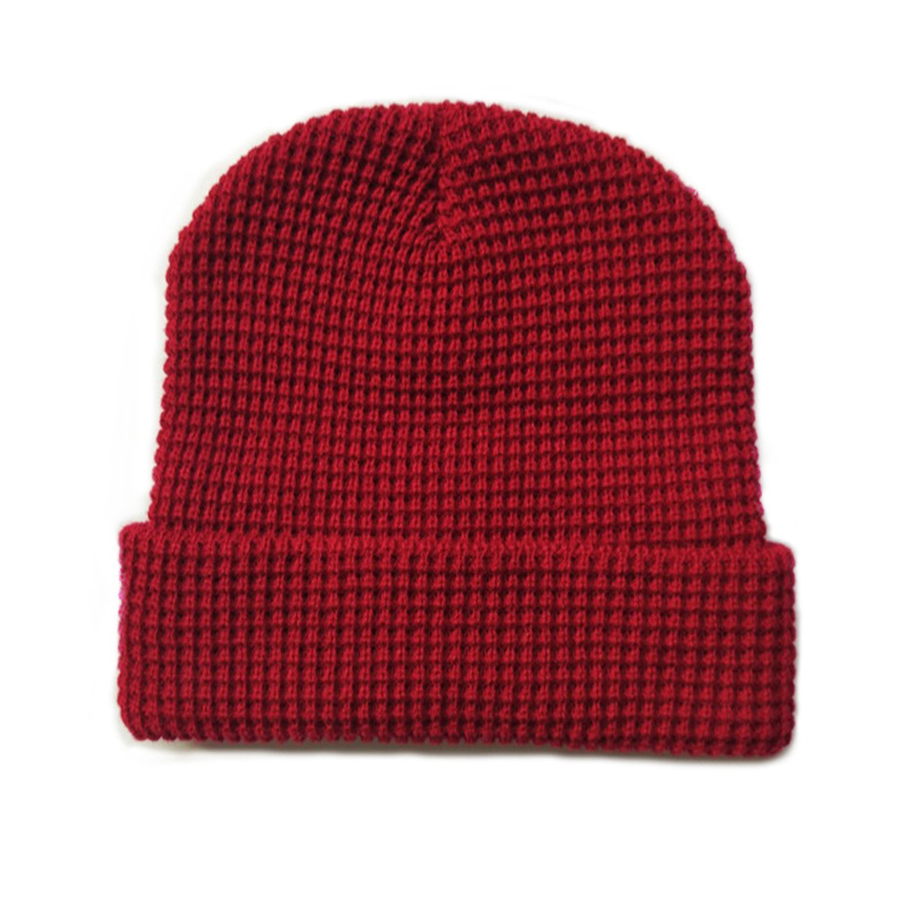 Solid Color Waffle Knit Hat 8