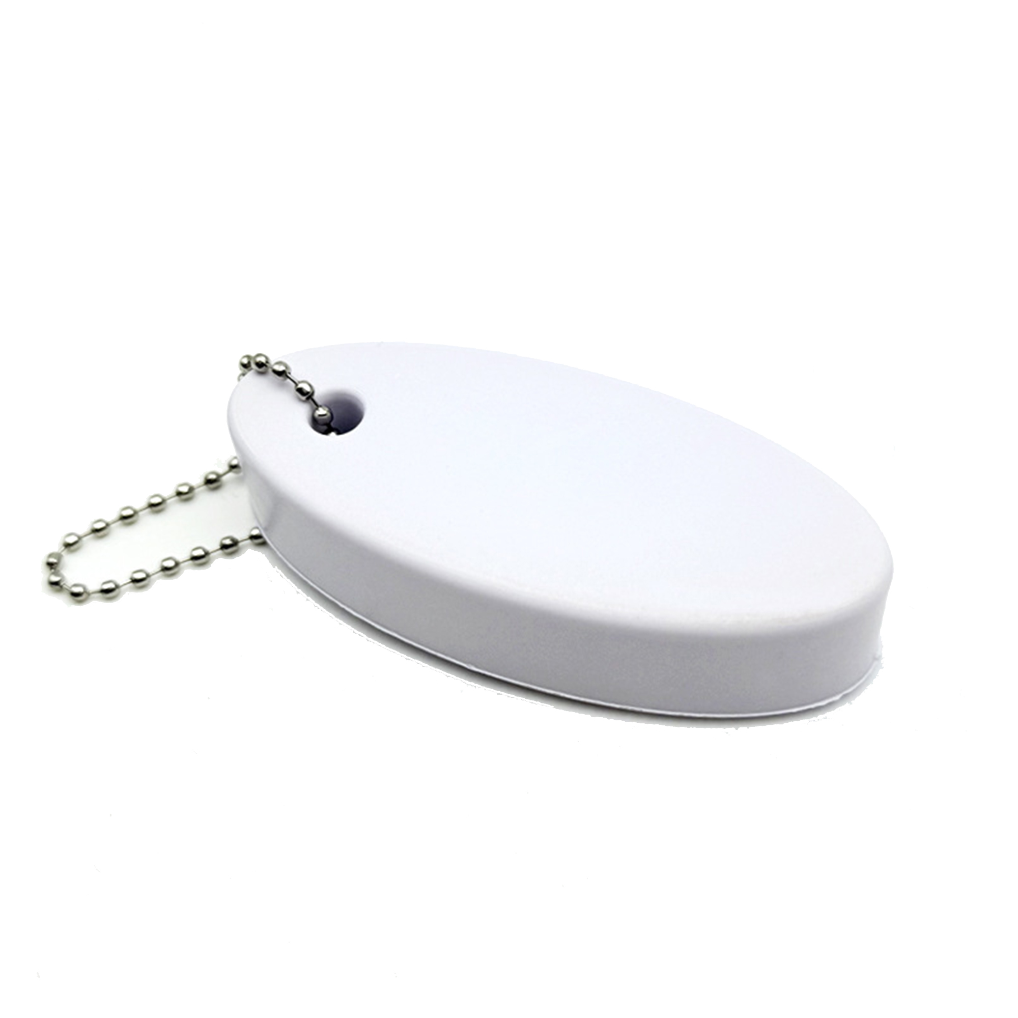 Oval PU Foam Floating Keychain 8
