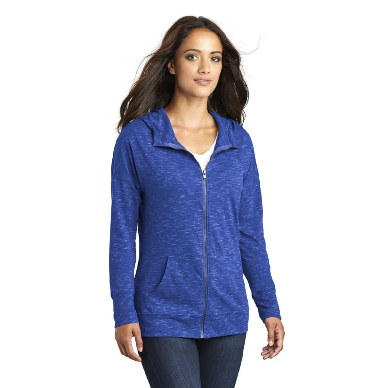 District Women's Medal Full-Zip Hoodie., custom hoodie or sweatshirt with logo imprint 11