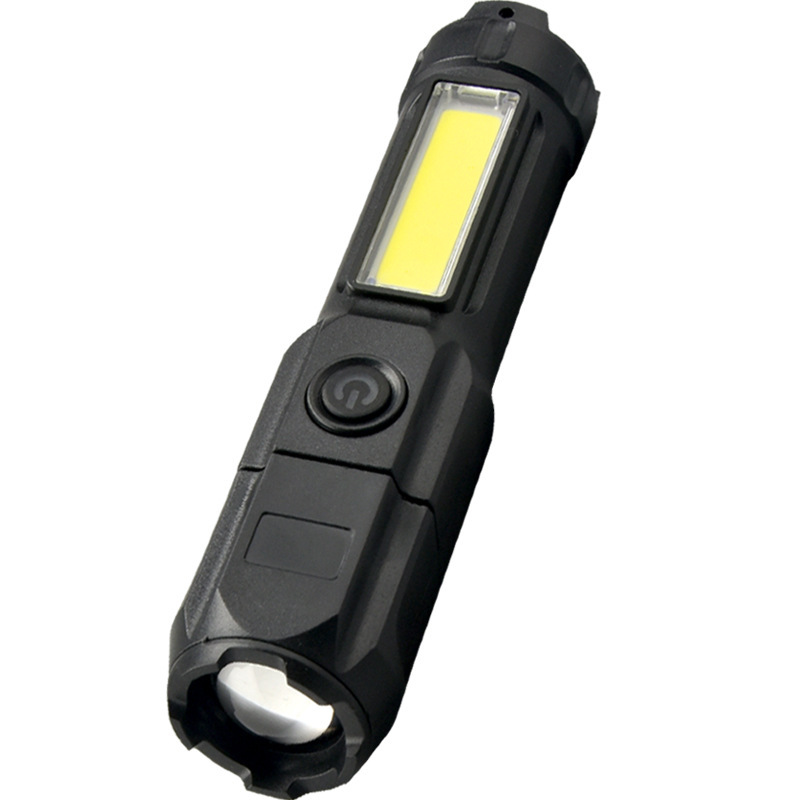 Rechargeable Zoomable LED COB Flashlight 10