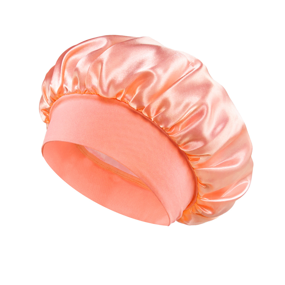 Silk Satin Sleep Hair Bonnet w/ Wide Edge for Women 5