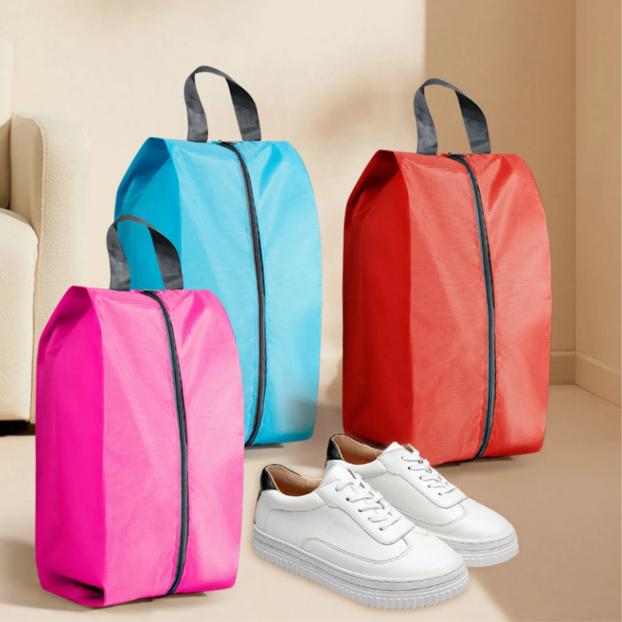 Dustproof Zippered Shoe Storage Bag For Travel 1