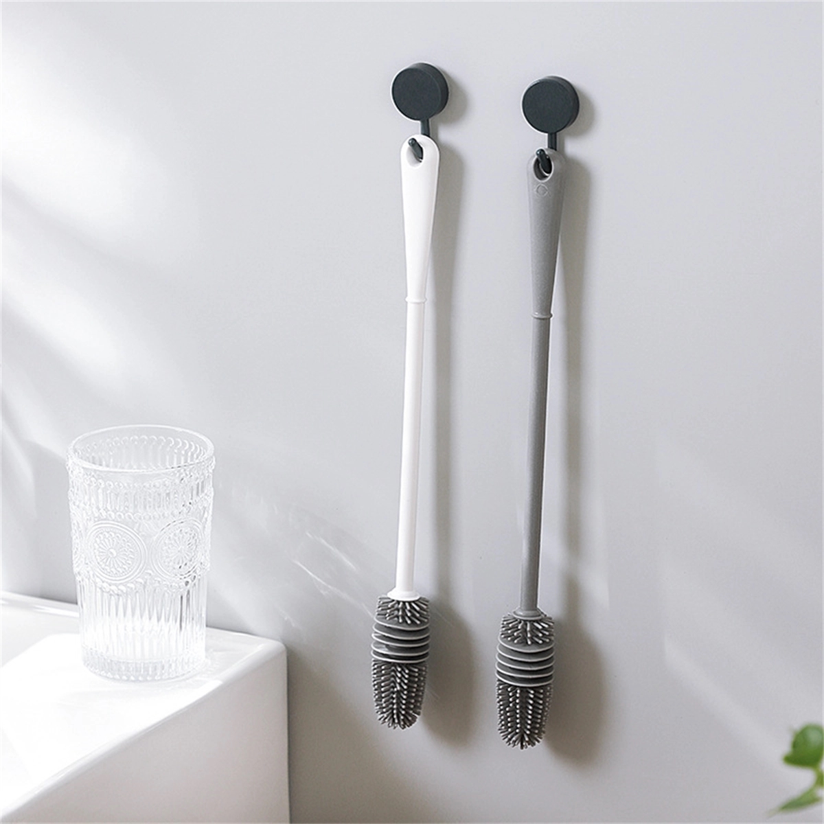 13" Long Handle Silicone Bottle Cleaning Brush 6