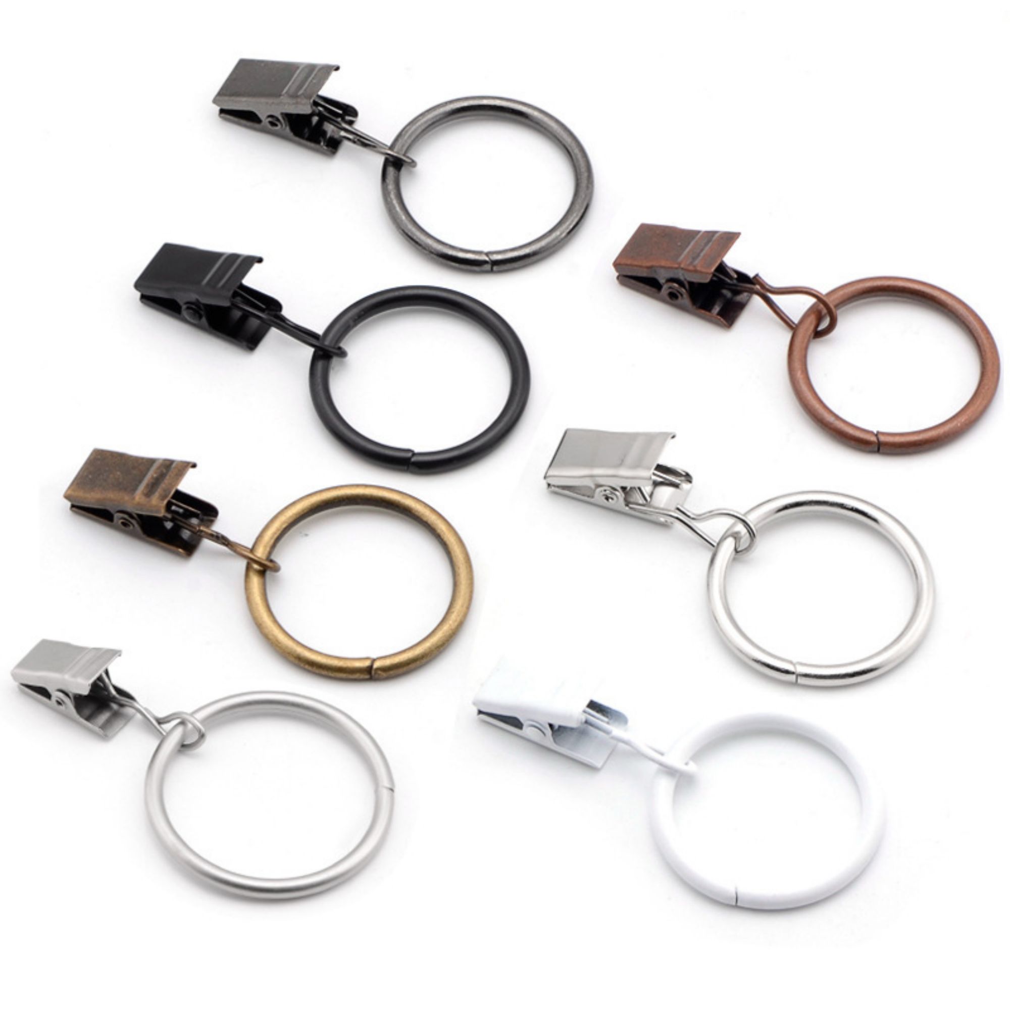 1.5 Inch Curtain Clip Ring Hooks 3