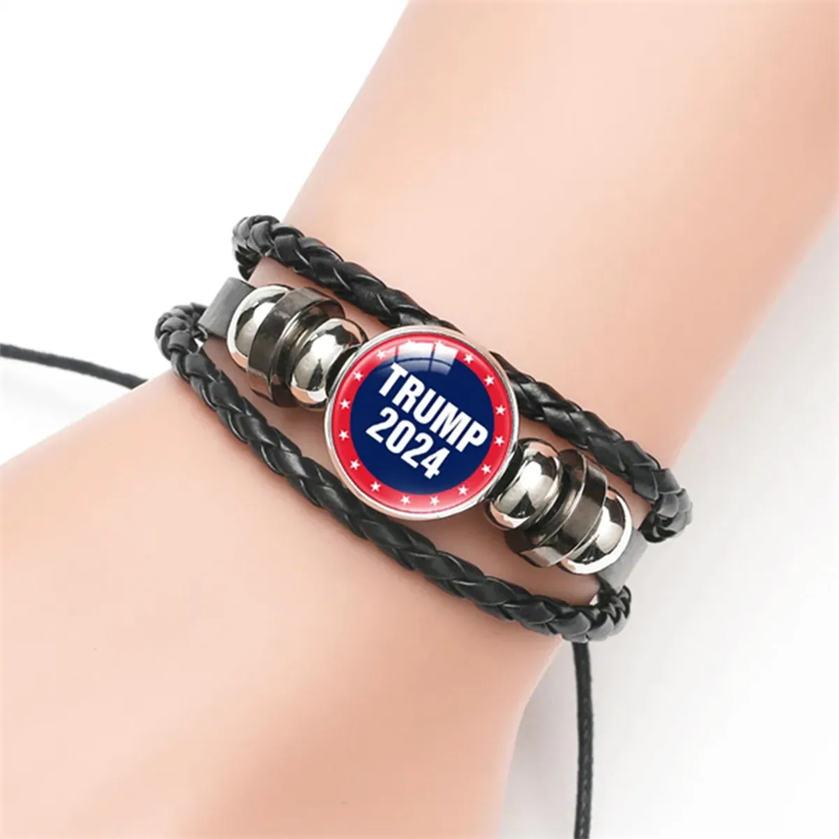 Trump 2024 Campaign Unisex Chain Bracelet Take America Back 3