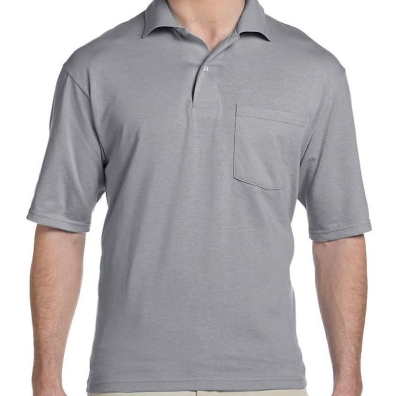 Jerzees 5.6 Oz., 50/50 Jersey Pocket Polo With SpotShield™ 14