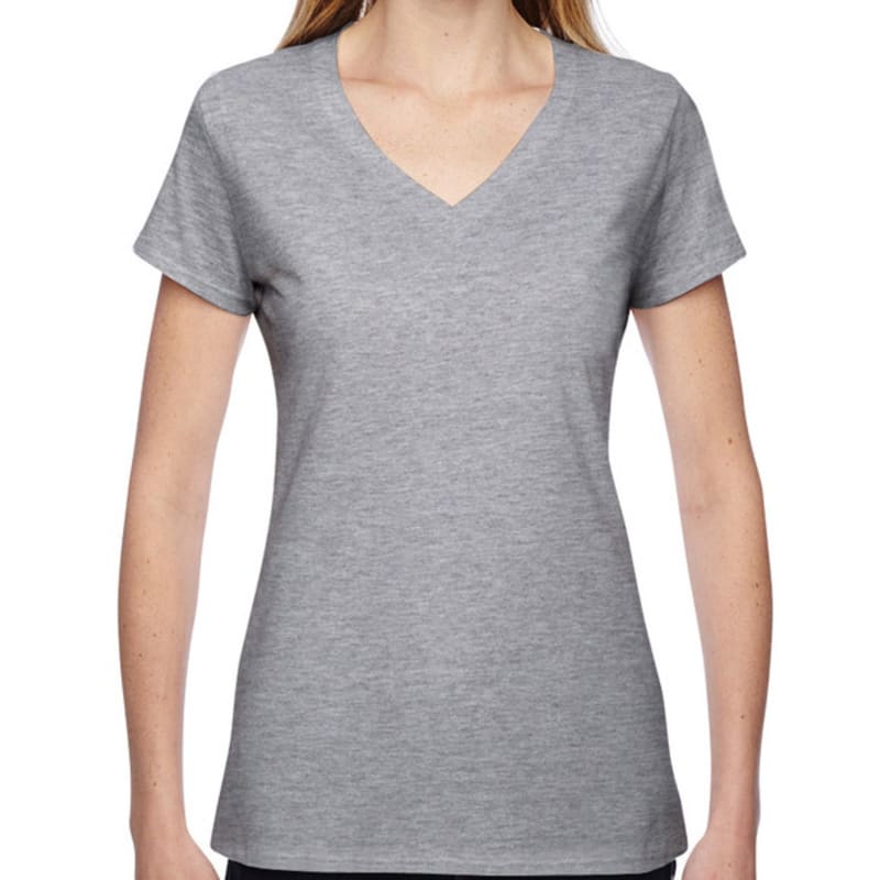 Fruit Of The Loom Ladies 4.7 Oz. 100% Sofspun Cotton Jersey Junior V-Neck T-Shirt 15