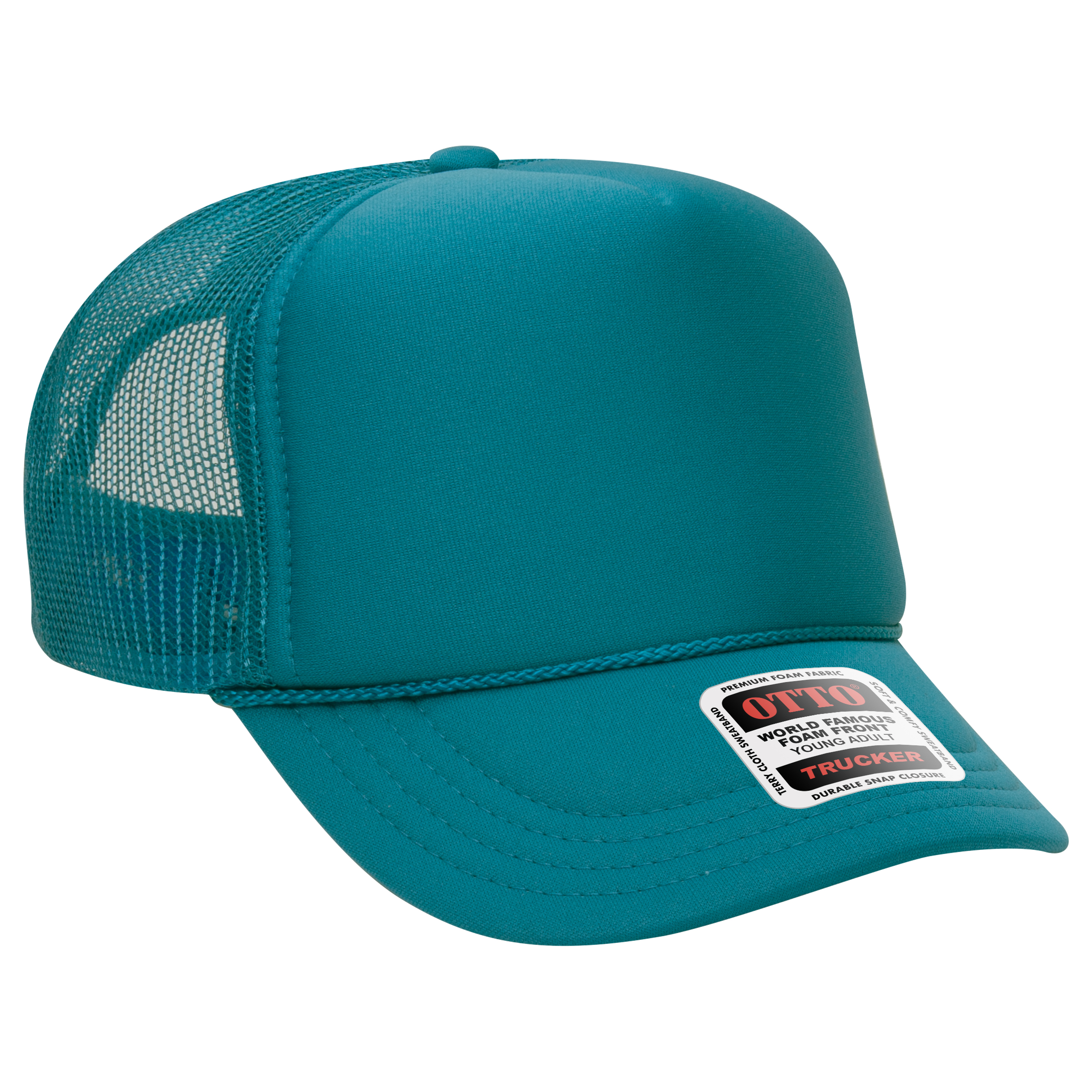 OTTO CAP® 5 Panel High Crown Mesh Back Trucker Hat 81