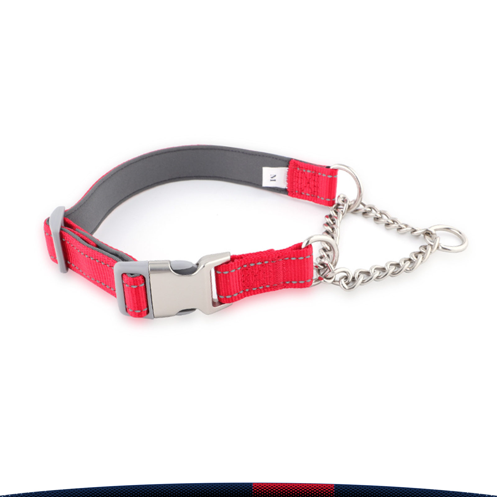 Barkle Reflective Martingale Dog Collar 5