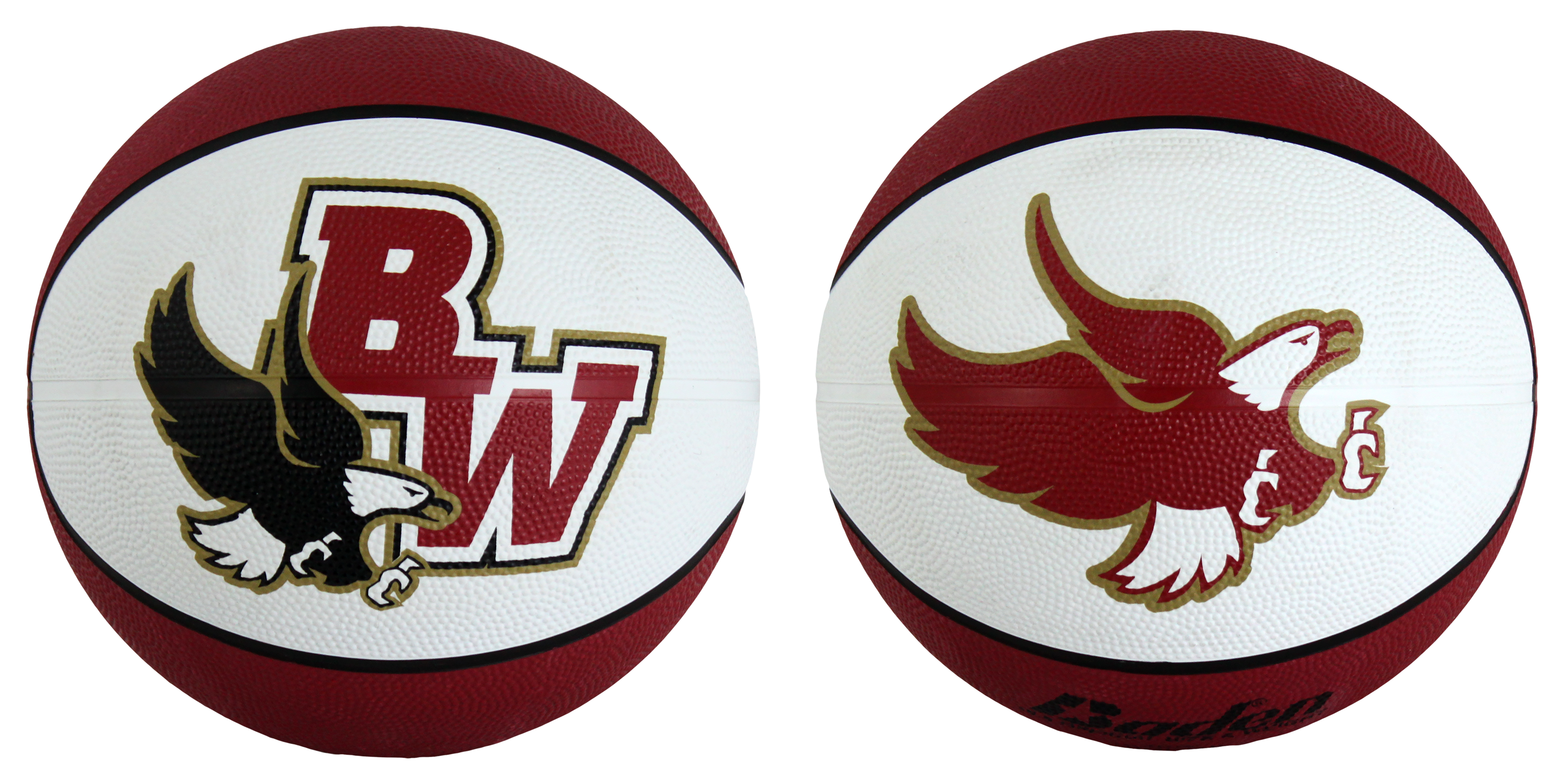 Basketball - Overseas Custom Rubber Official Size (9 1/2") 1