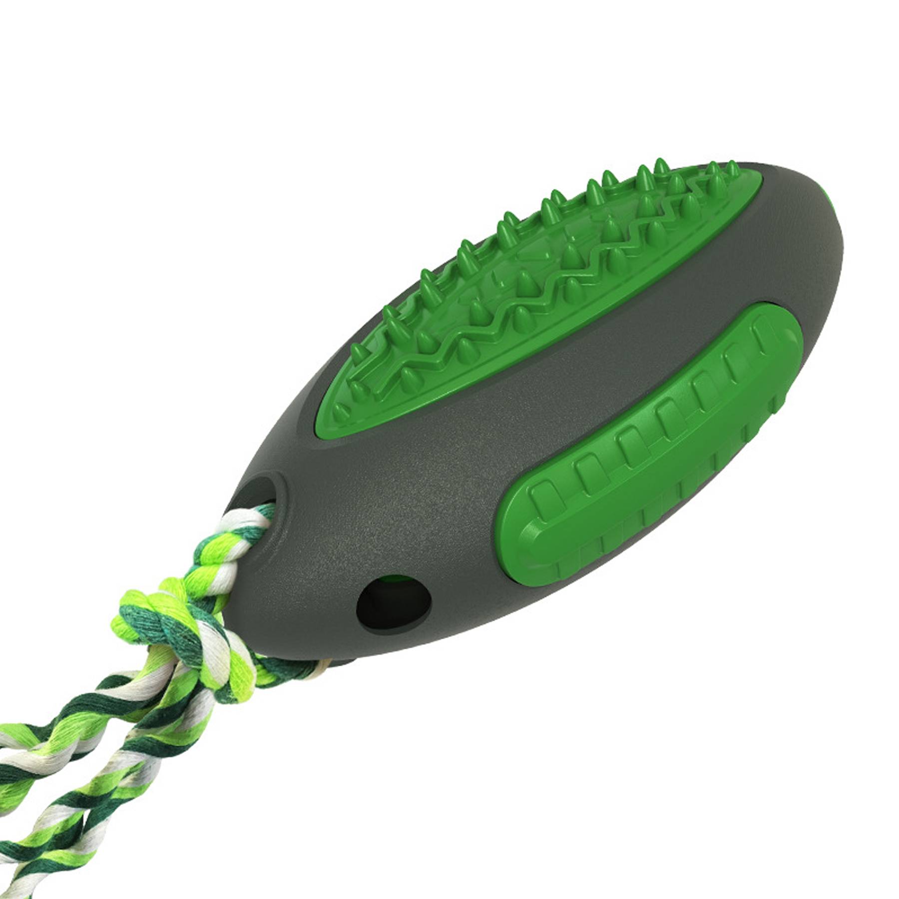 Tpr Puzzle Treat Dog Toys Blue Green Yellow 4