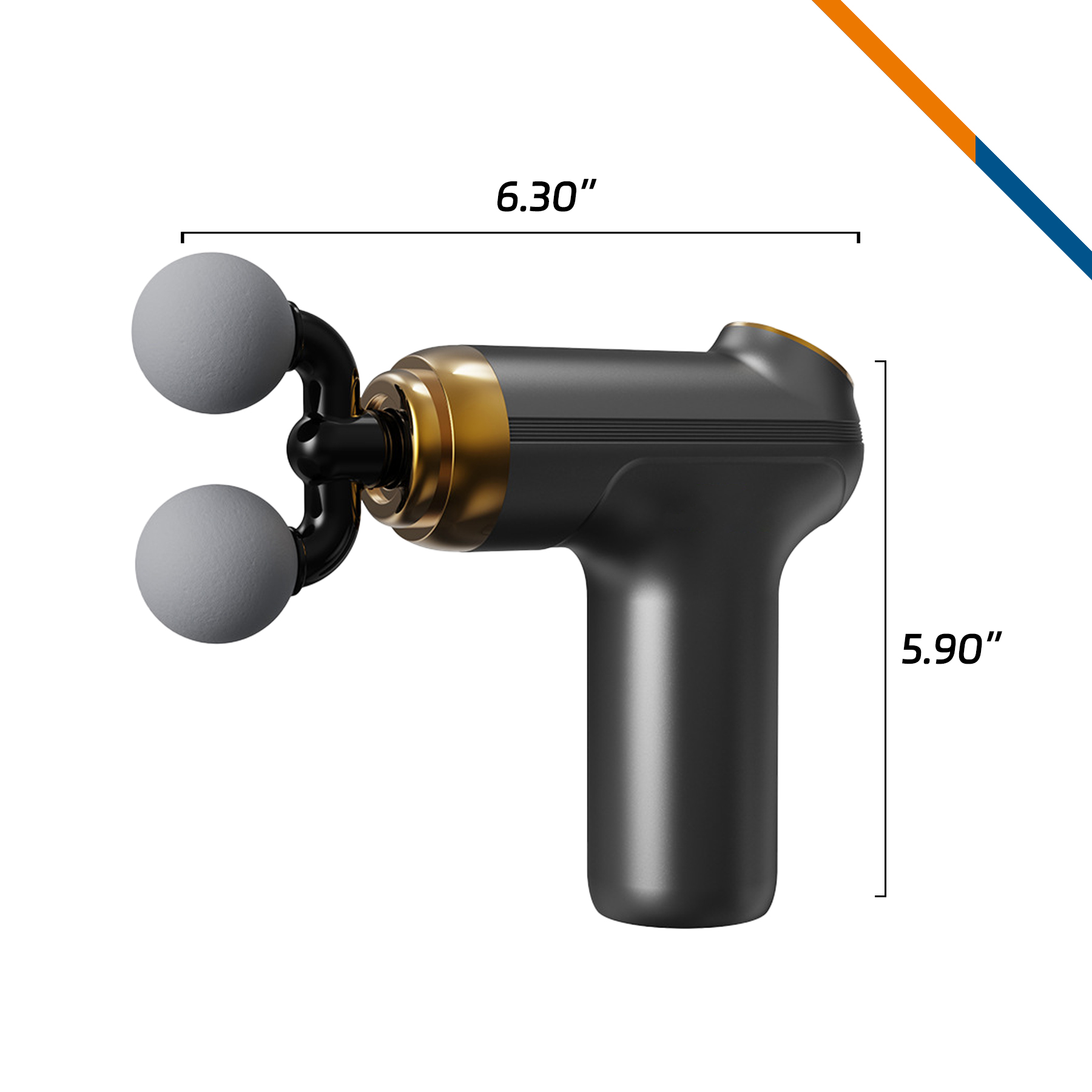 Rilum Double Heads Massage Gun 3
