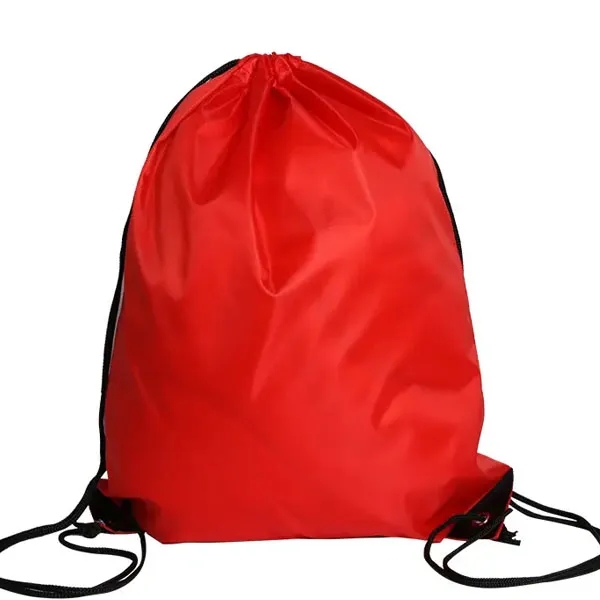 RPET 190T Polyester Drawstring Backpack - 17" H x 13 1/2" W 9
