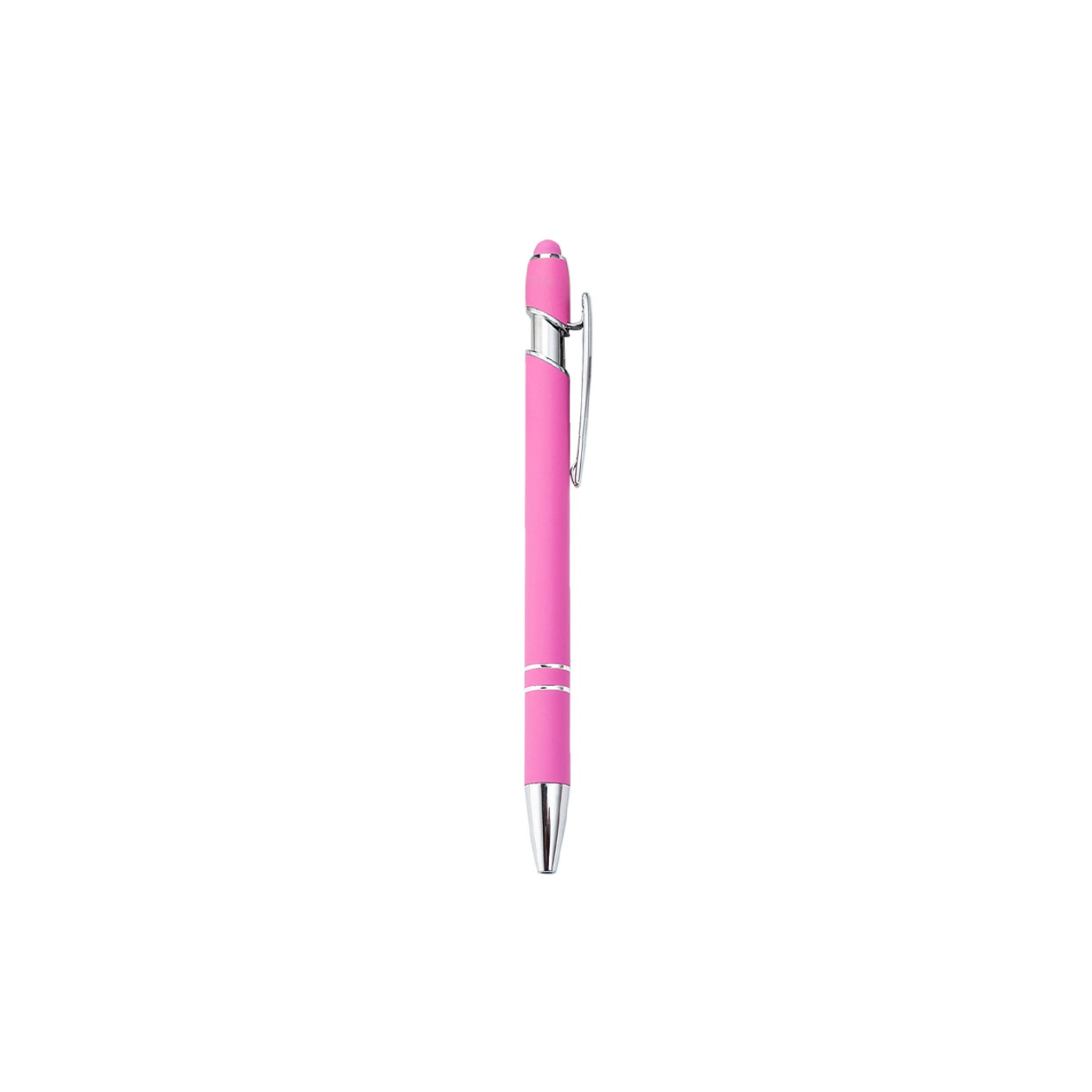 Softy Touch Screen Metal Ballpoint pen With Stylus 2