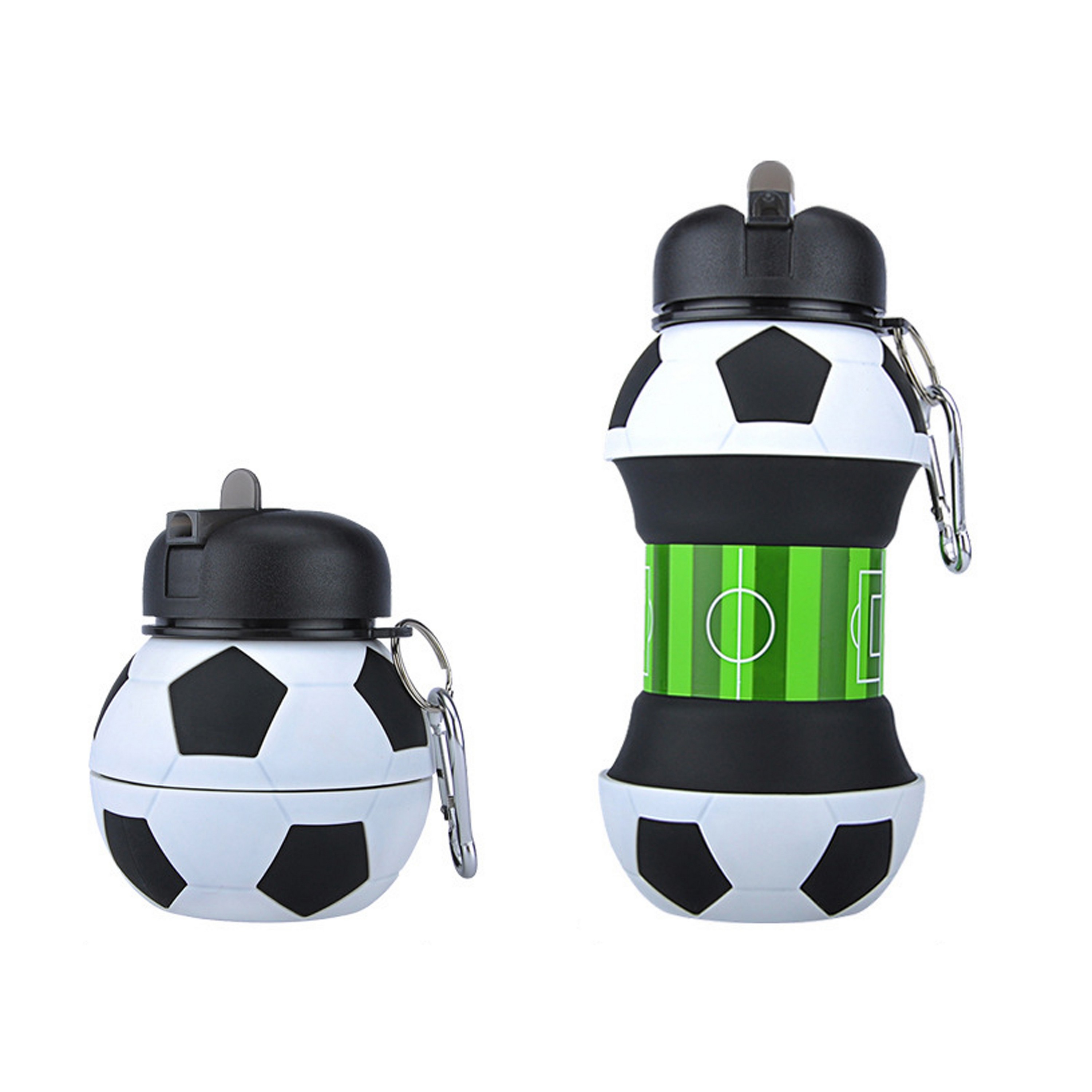 18.6oz Silicone Collapsible Water Bottle-Ocean 5