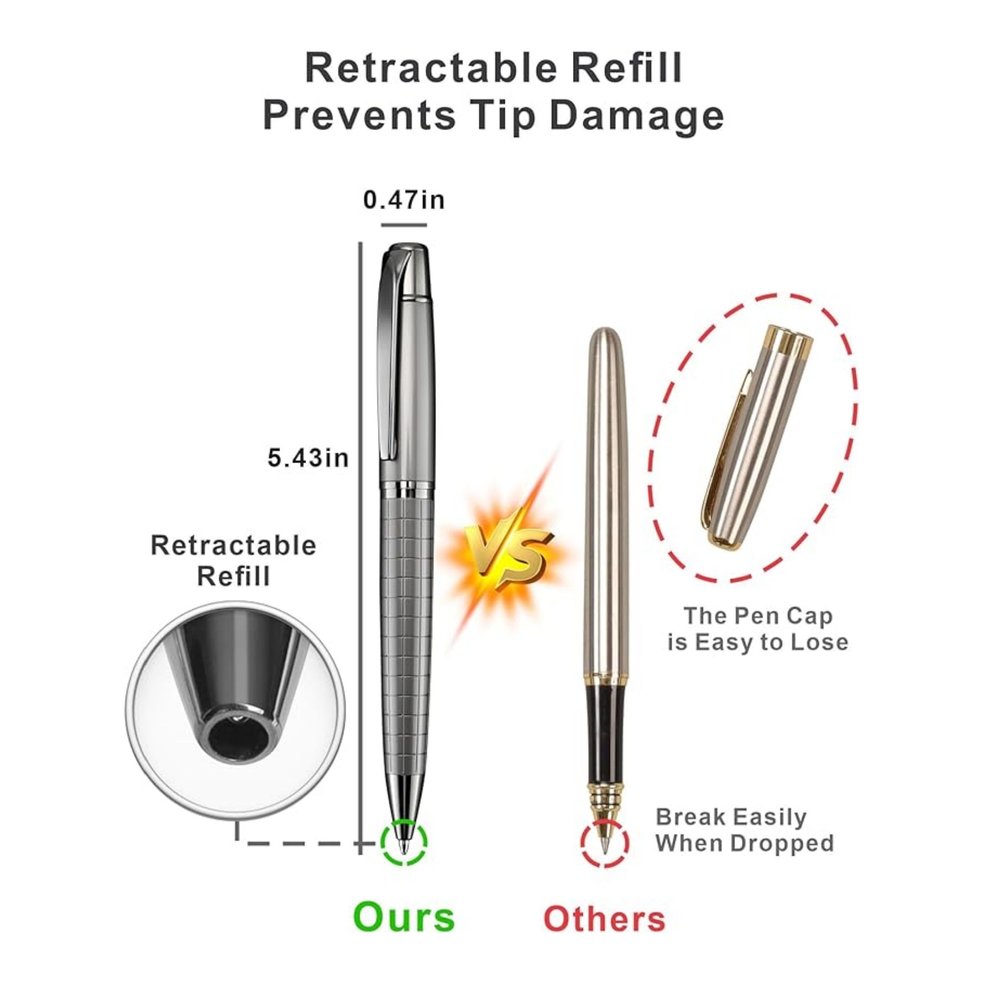 Stainless Steel Pen For Business Men 4