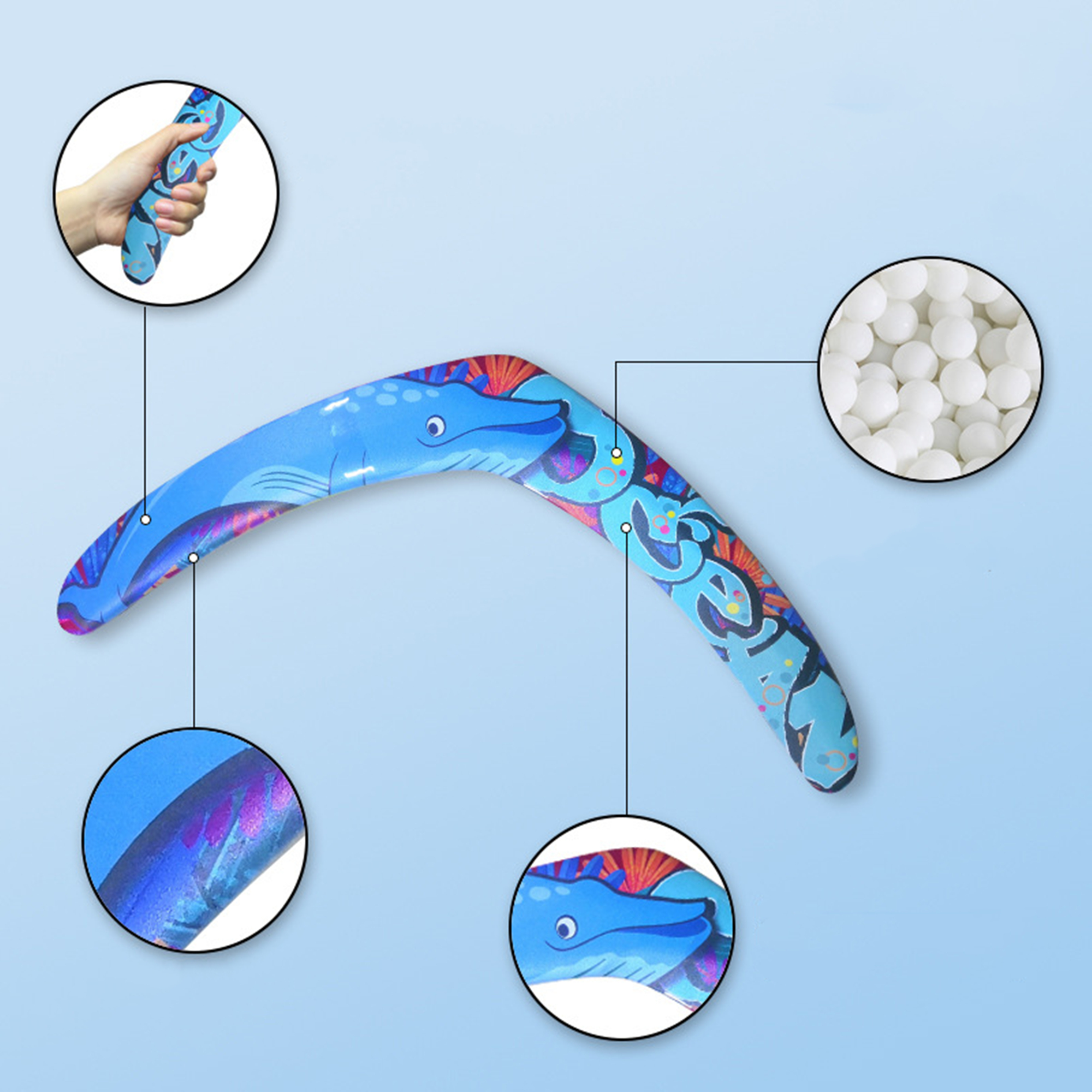 V-Shaped Returning Boomerang Eagle 3