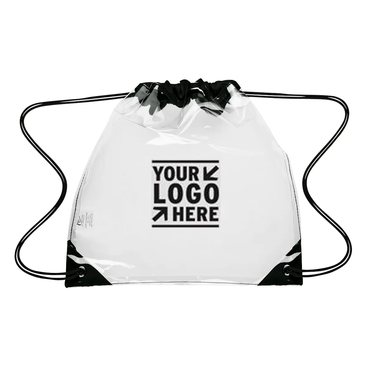 Clear PVC Drawstring Bag 6