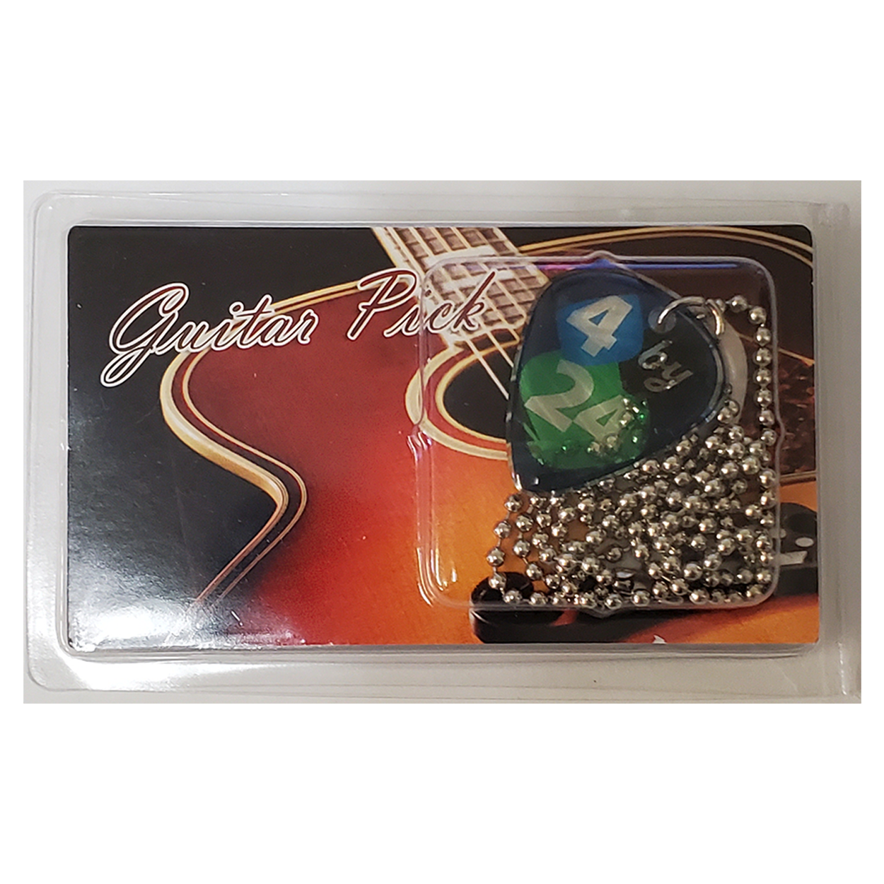 Guitar Pick / Plectrum, Standard Size Pick on Ball Chain Necklace 4