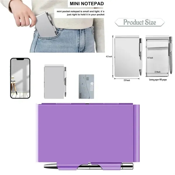 Aluminum Notepad & Pen Set - Premium Business Stationery 7