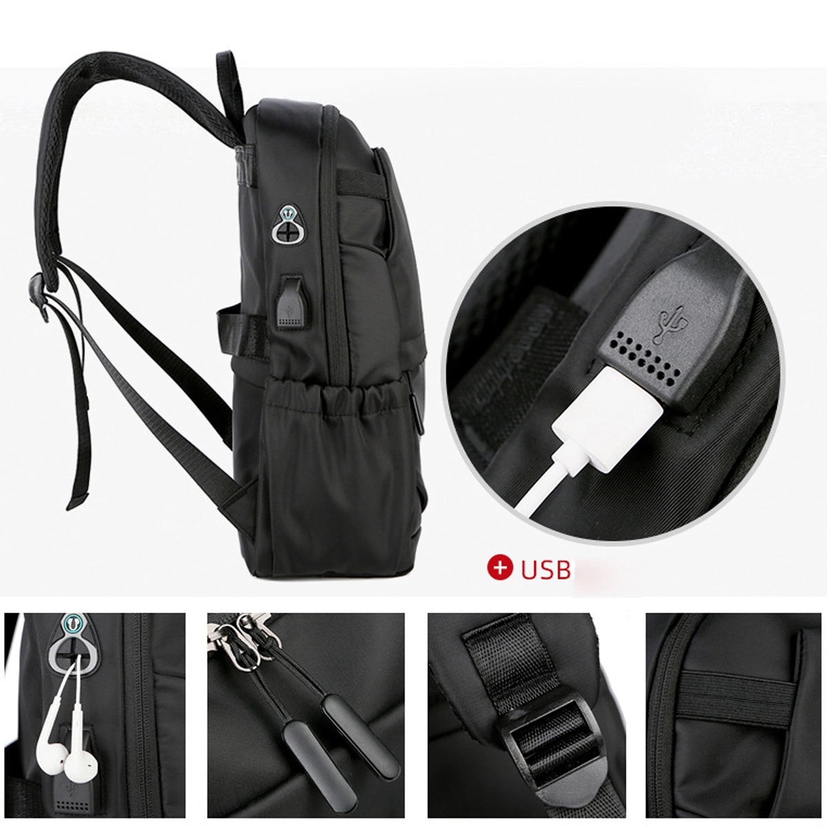 14 inch Laptop Backpack With USB Charging Port 3