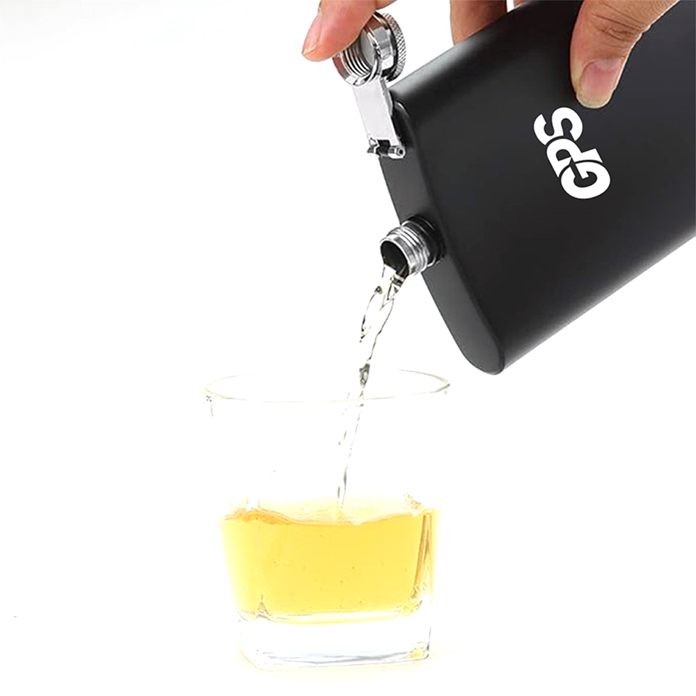 8 oz. Stainless Steel Hip Flask 3