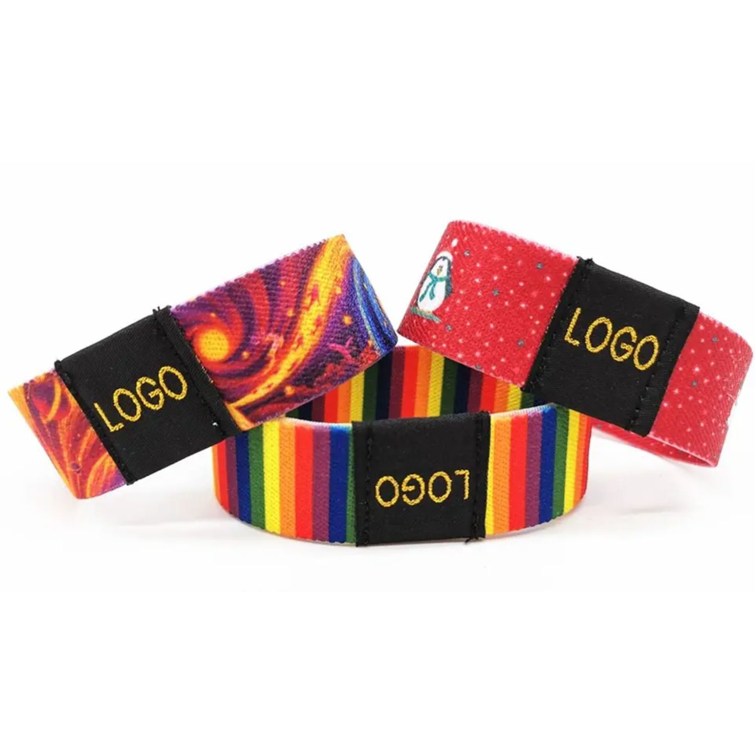 iTAGL Smart NFC Digital Business 3/4" Event Fabric Wristband 3