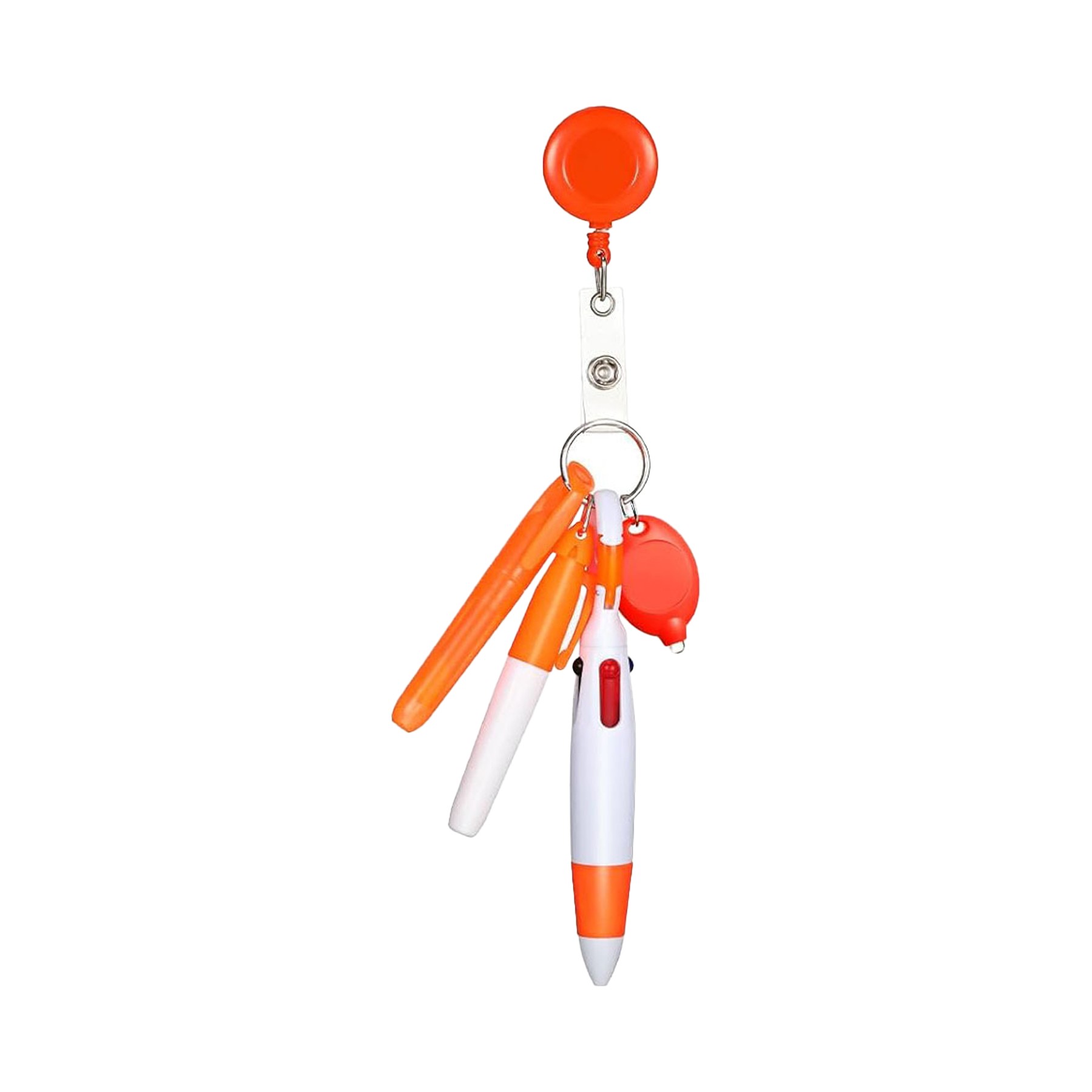 Nurse Pen Set with Retractable Scroll and ID Buckle 3