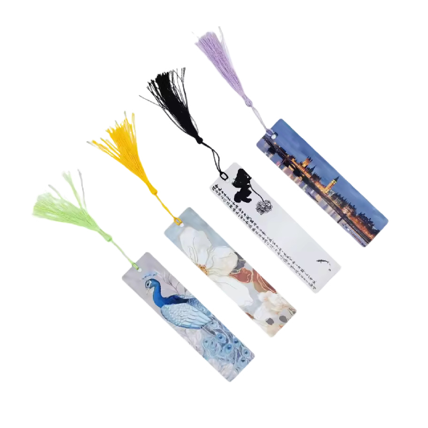 Aluminum Metal Bookmark with Tassel 1