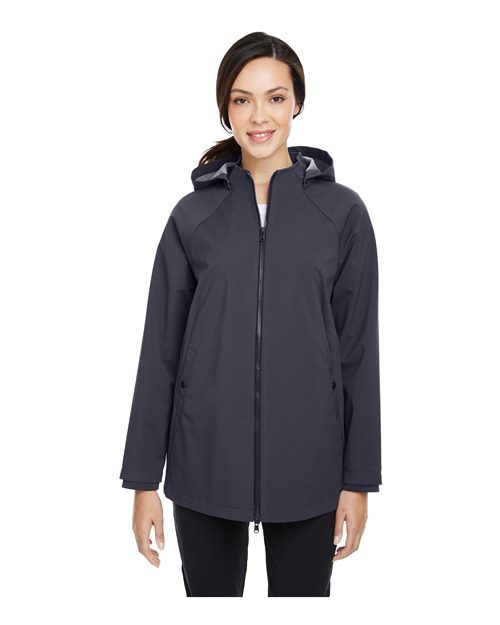 Women's City Hybrid Soft Shell Hooded Jacket - NE718W 3